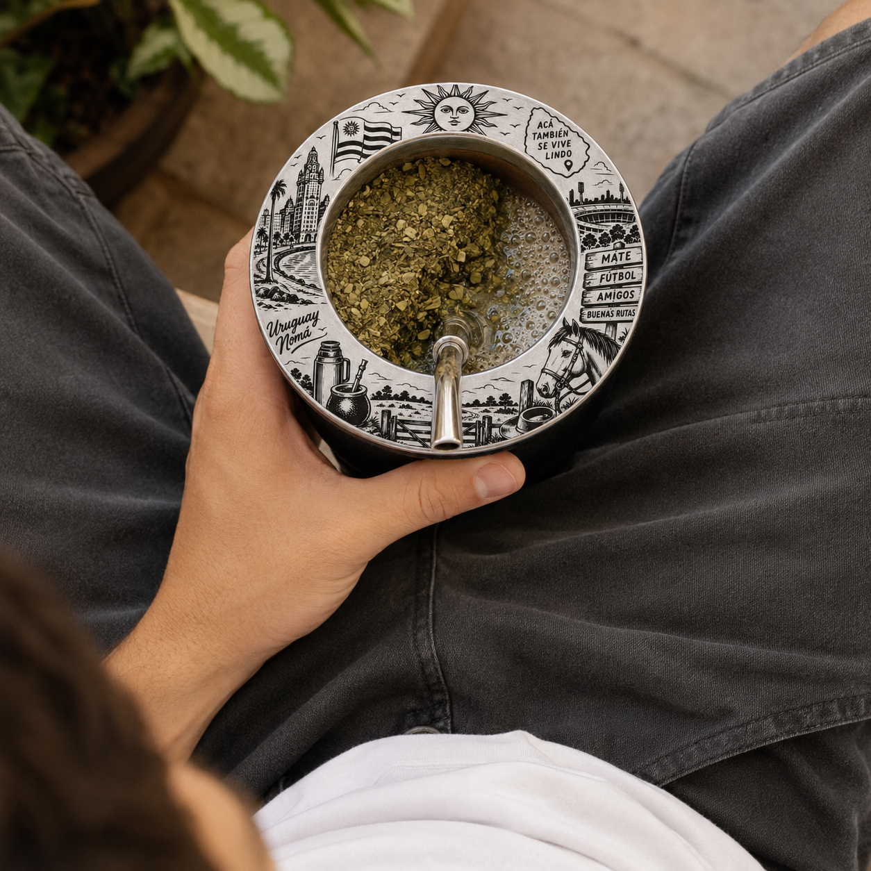 🇺🇾 Mate Diseño Uruguayo – Grabado Láser