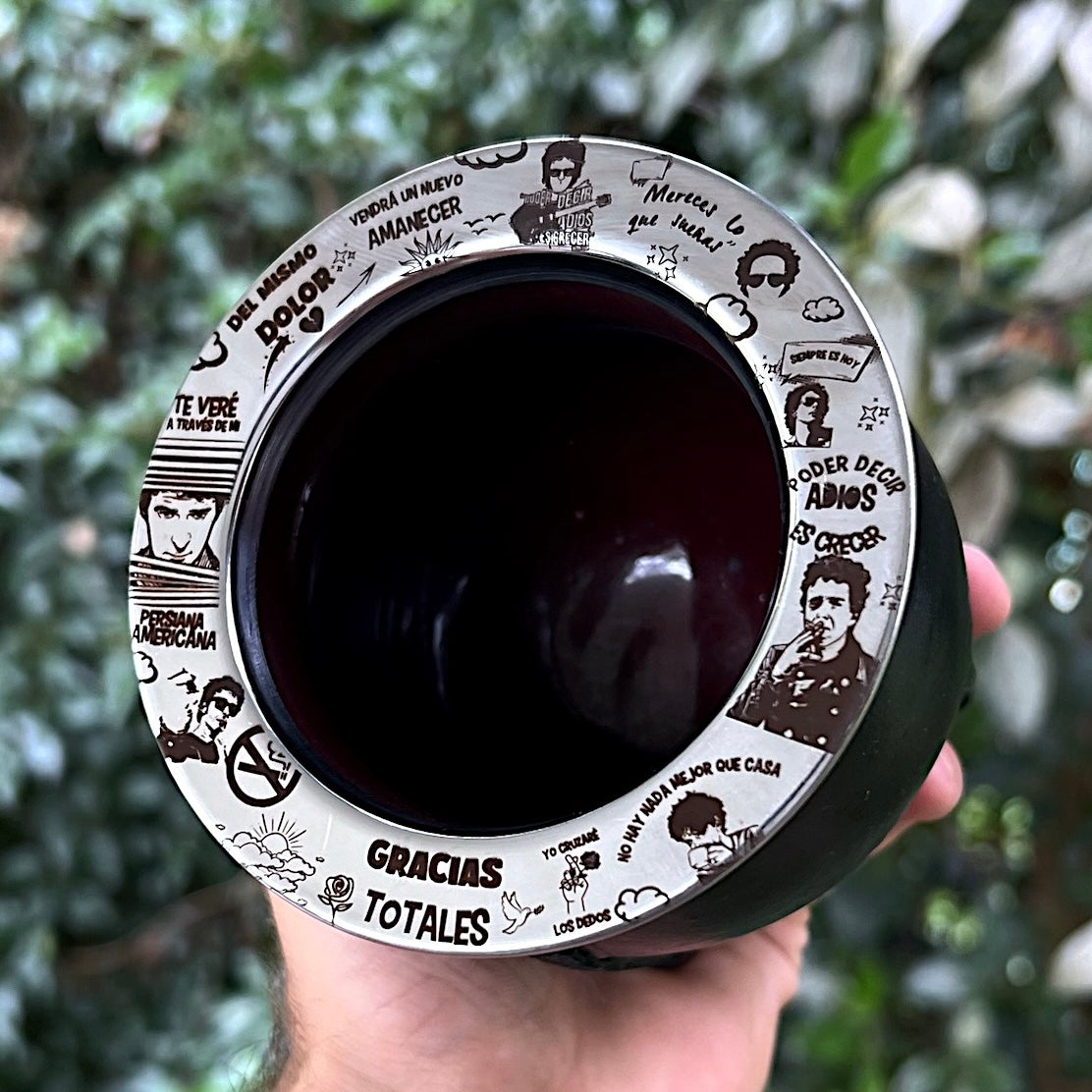 Mate clásico diseño Gustavo Cerati