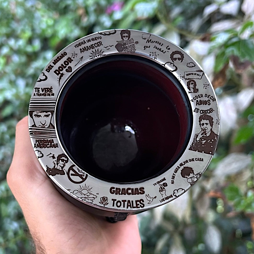 Mate clásico diseño Gustavo Cerati