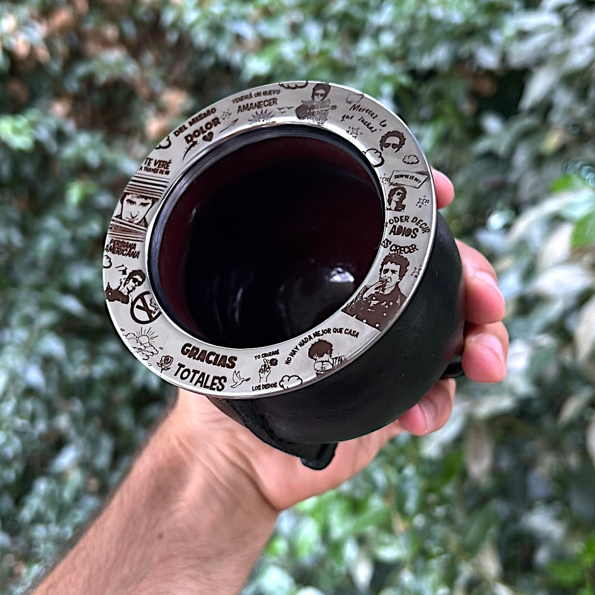 Mate clásico diseño Gustavo Cerati