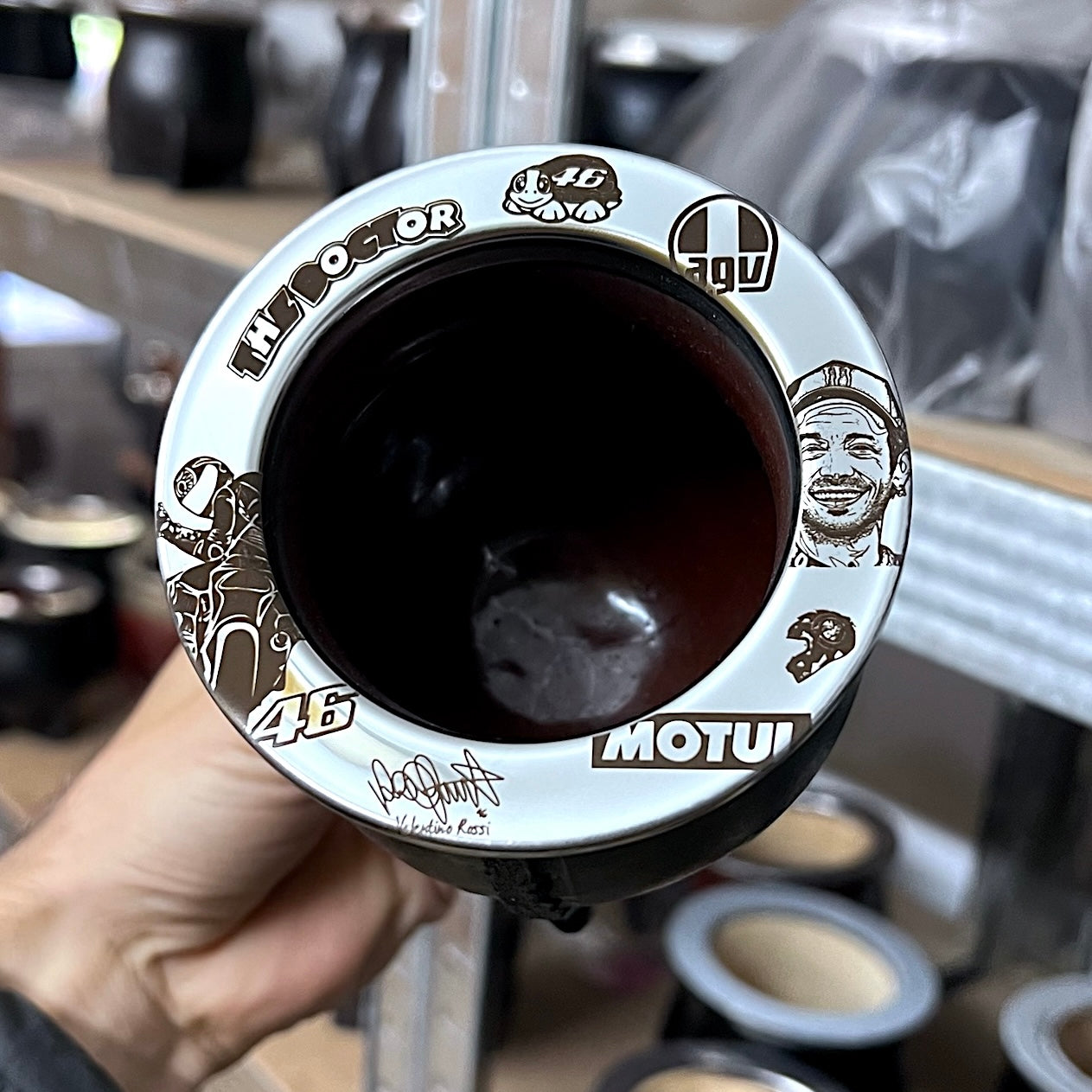 Mate clásico grabado personalizado Valentino Rossi
