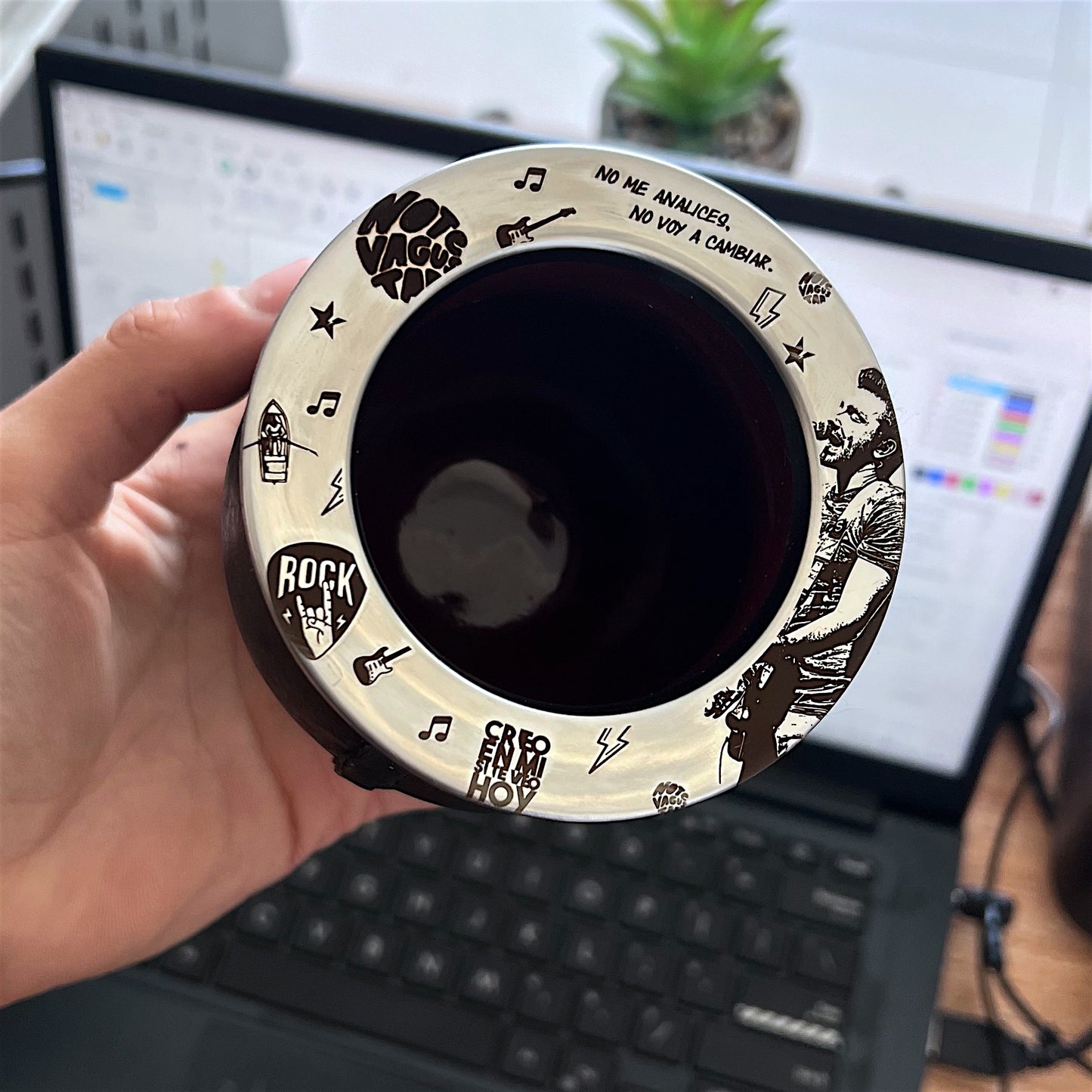 Mate clásico Grabado diseño No Te Va A Gustar NTVG