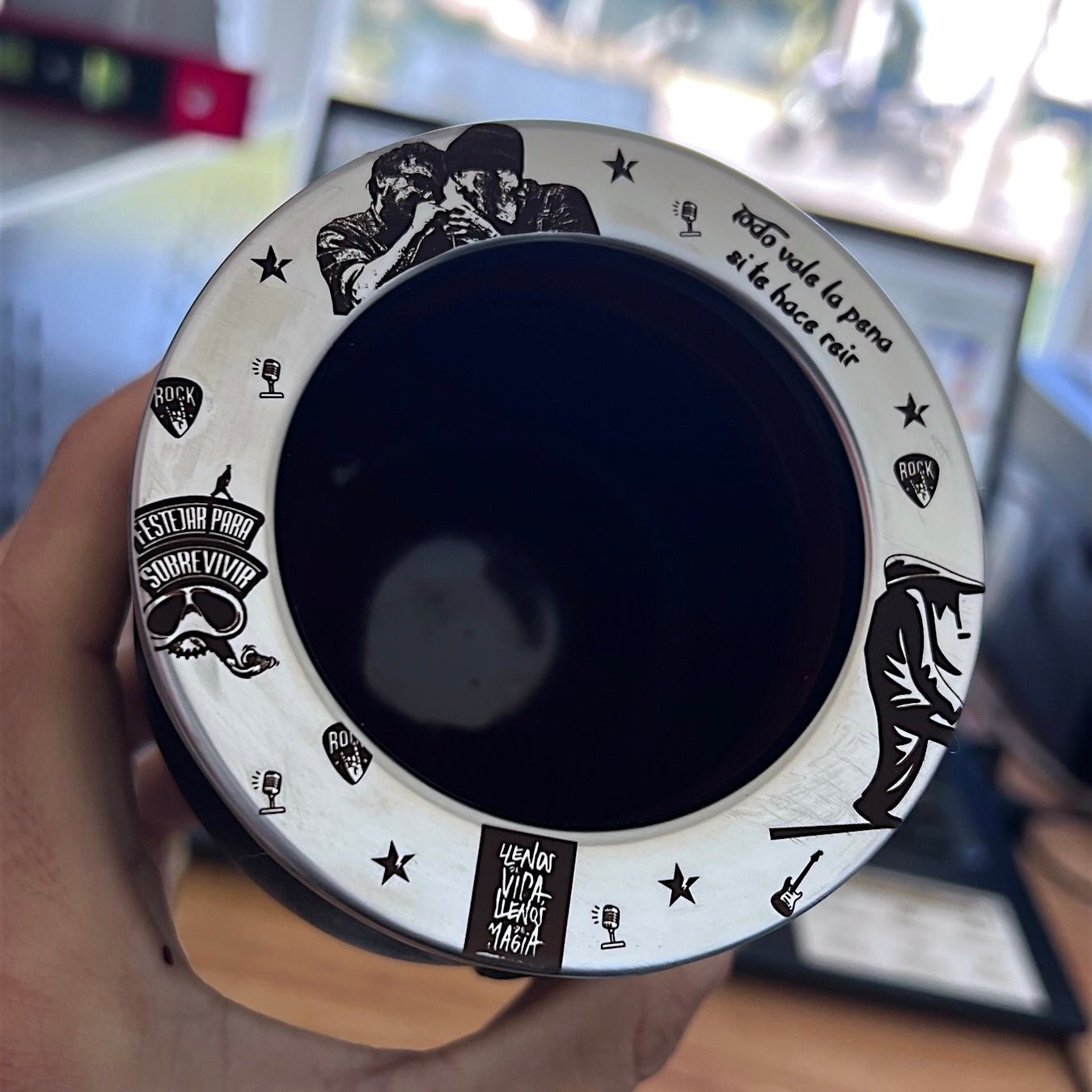 Mate clásico Grabado Diseño La Vela Puerca