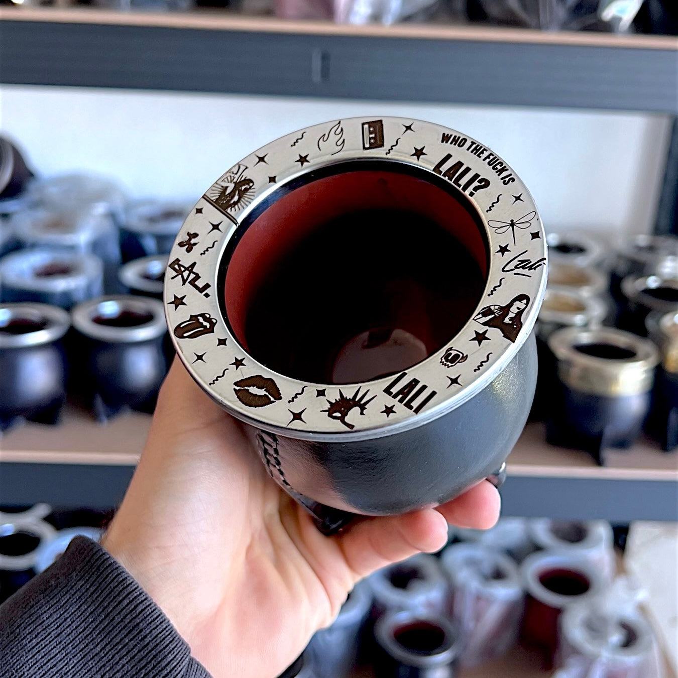 Mate clásico Grabado Diseño Lali Espósito