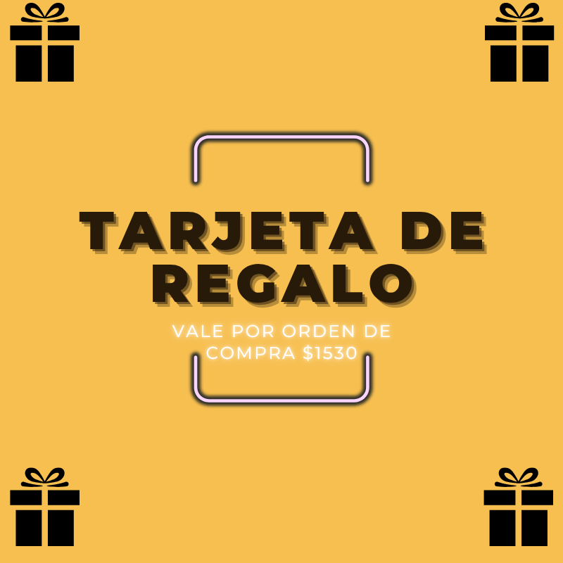 Tarjeta de regalo mateandola
