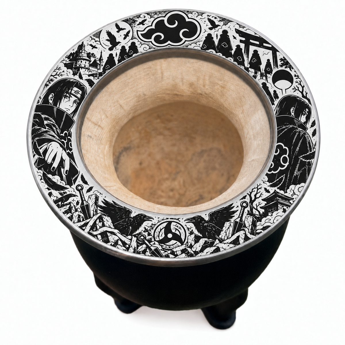 Mate tematico Itachi / Akatsuki - Grabado láser