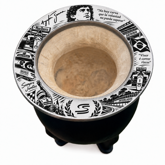 🛣️ Mate Diseño Ayrton Senna  – Grabado Láser