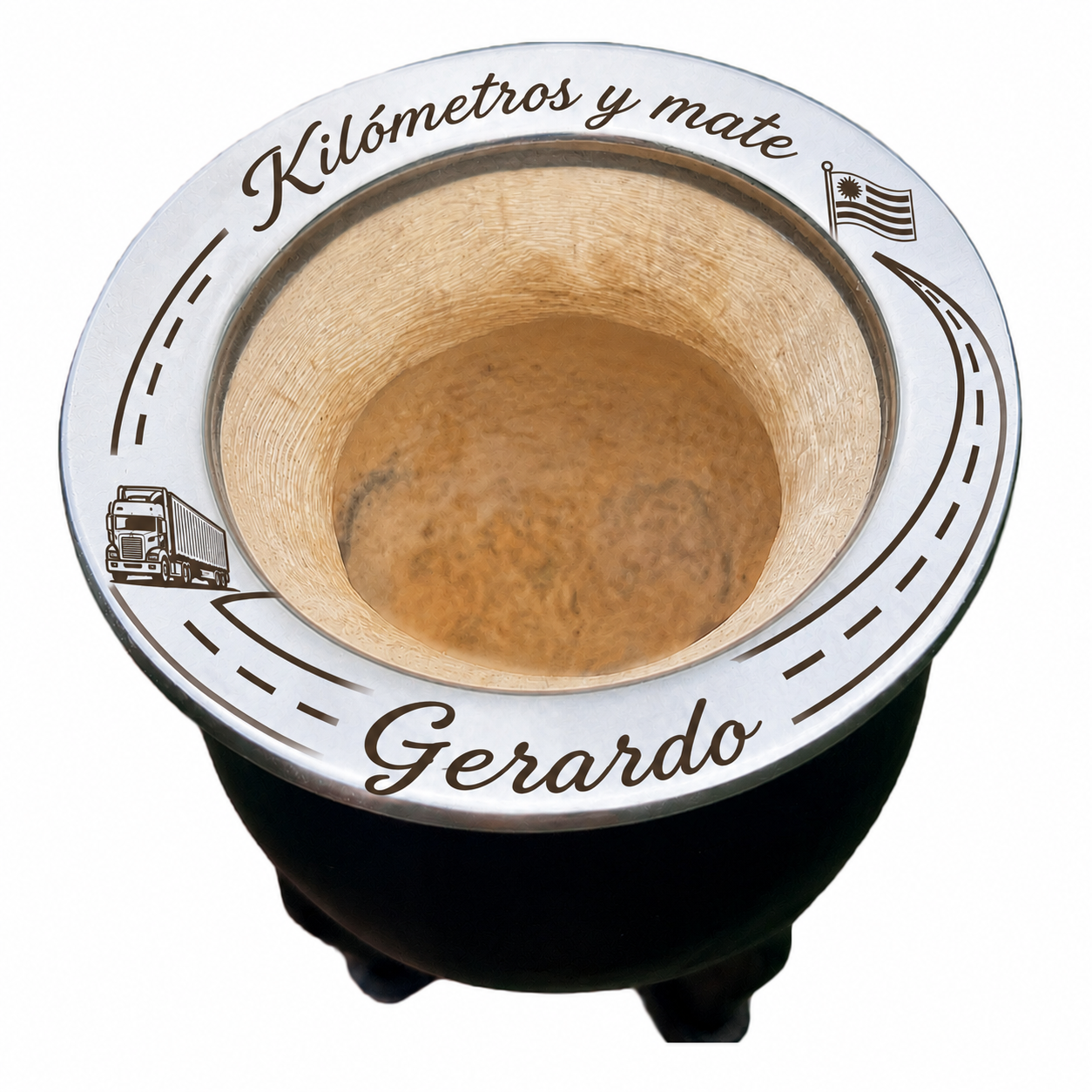 🚚 Mate de Camionero  Personalizadocon Nombre – Grabado Láser