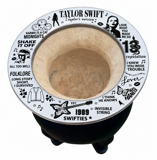 🦋 Mate Tematico Taylor Swift  – Grabado Láser