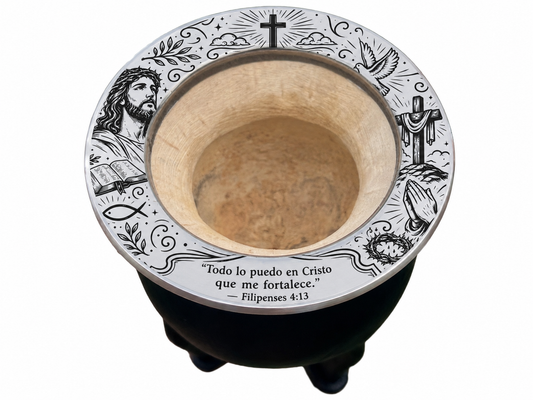✝️ Mate Jesús Personalizado con Versículo a Elección