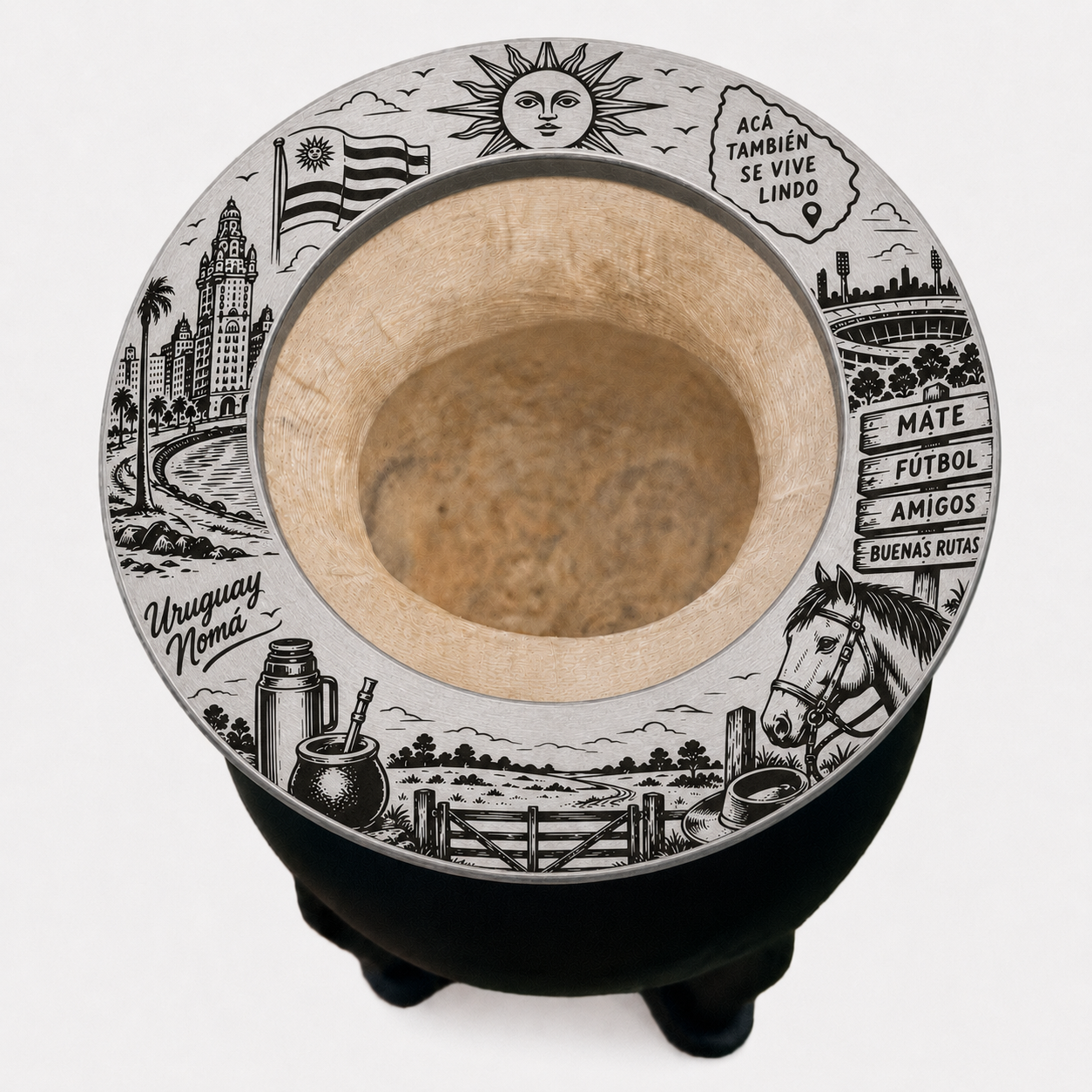 🇺🇾 Mate Diseño Uruguayo – Grabado Láser