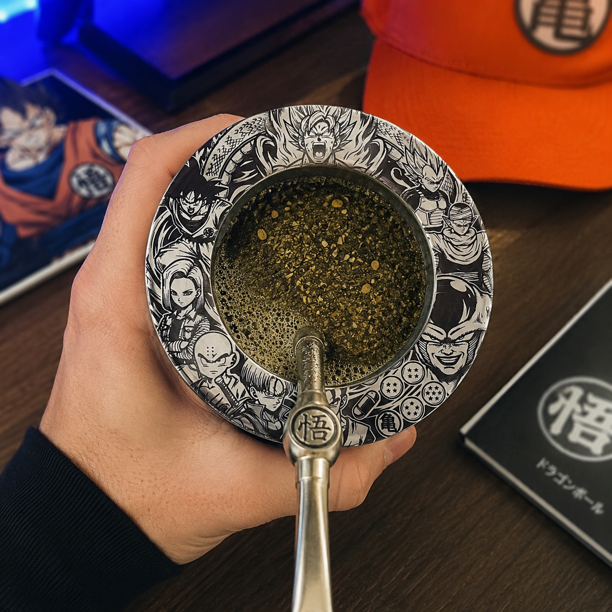 Mate tematico Virola Completa Dragon Ball Z Ideal para Regalo