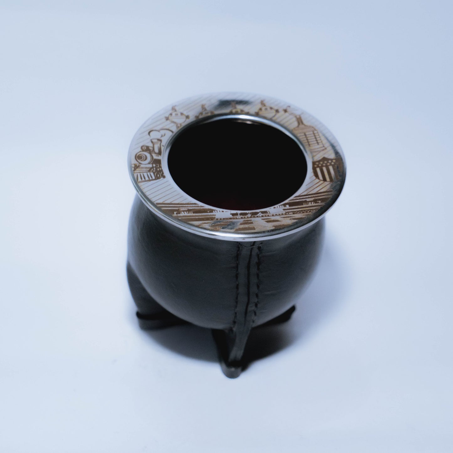 Combo Fanatico Mate Peñarol + Bombilla de Alpaca con Escudo- Ideal regalo