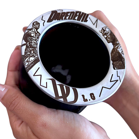 Mate grabado personalizado Dare Devil