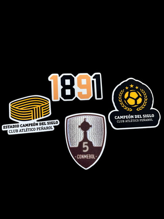 Stickers para termo Peñarol x4