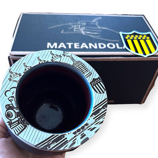 Mate clásico edición Peñarol Ideal Regalo