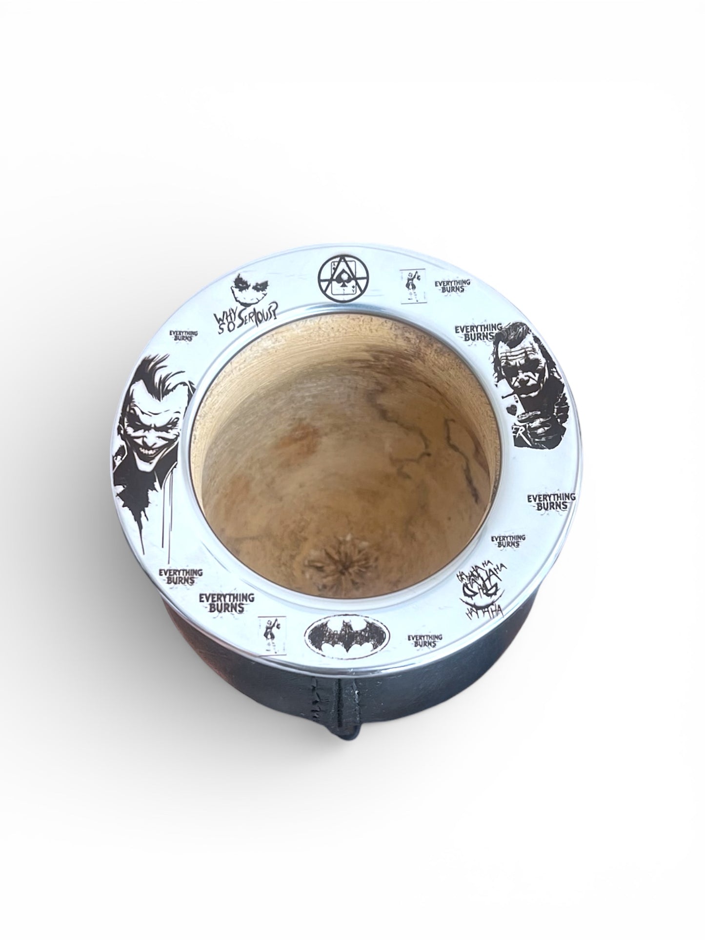 Mate Temático Guasón – Diseño Exclusivo Grabado a Láser | Edición Fanática-Regalo