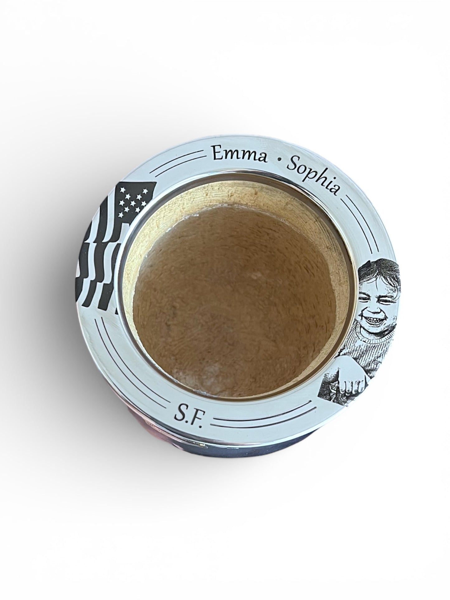 Mate con Fotos de tu Familia | Grabado Láser Personalizado