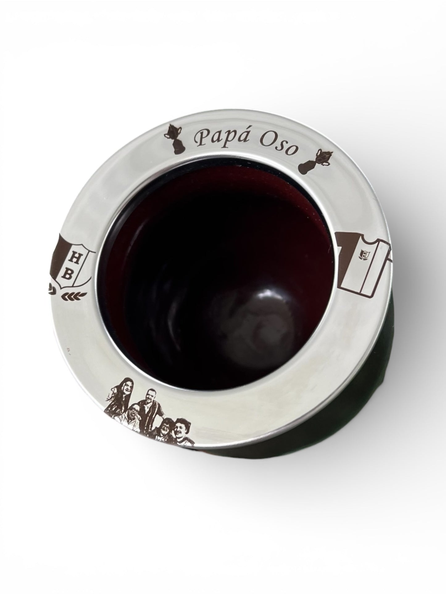 Mate con Fotos de tu Familia | Grabado Láser Personalizado