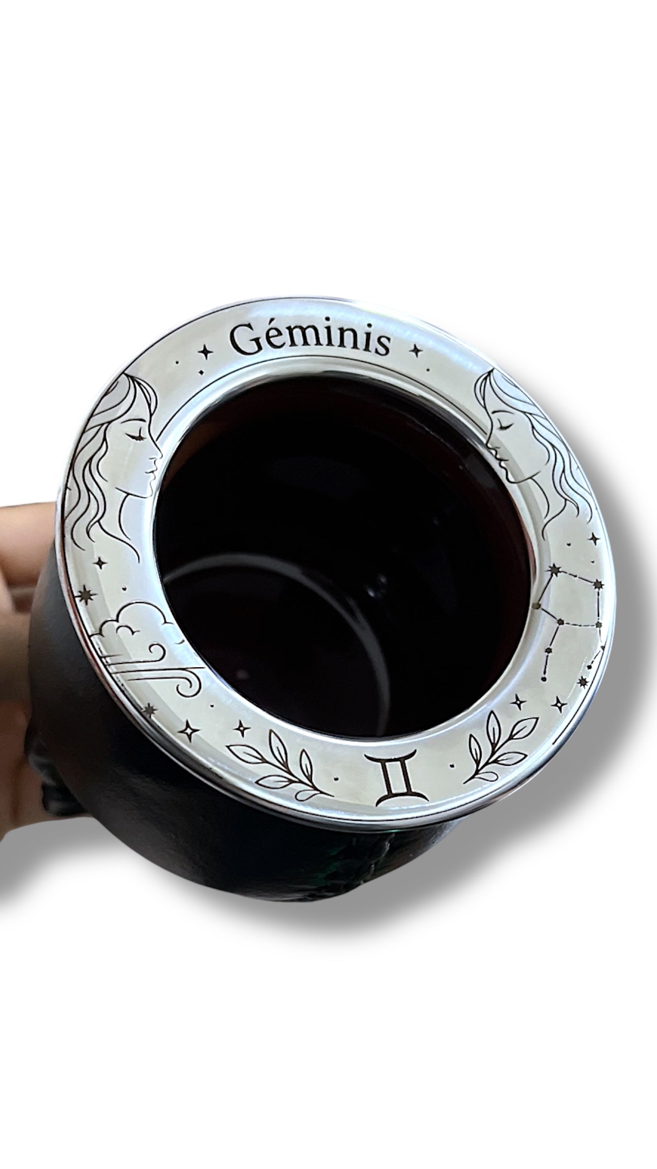 Mate Grabado Personalizado Géminis Zodiaco Con Nombre