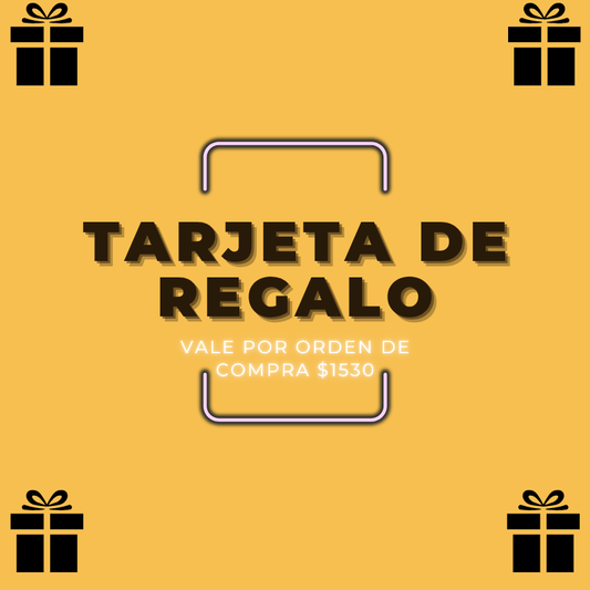 Tarjeta de regalo mateandola