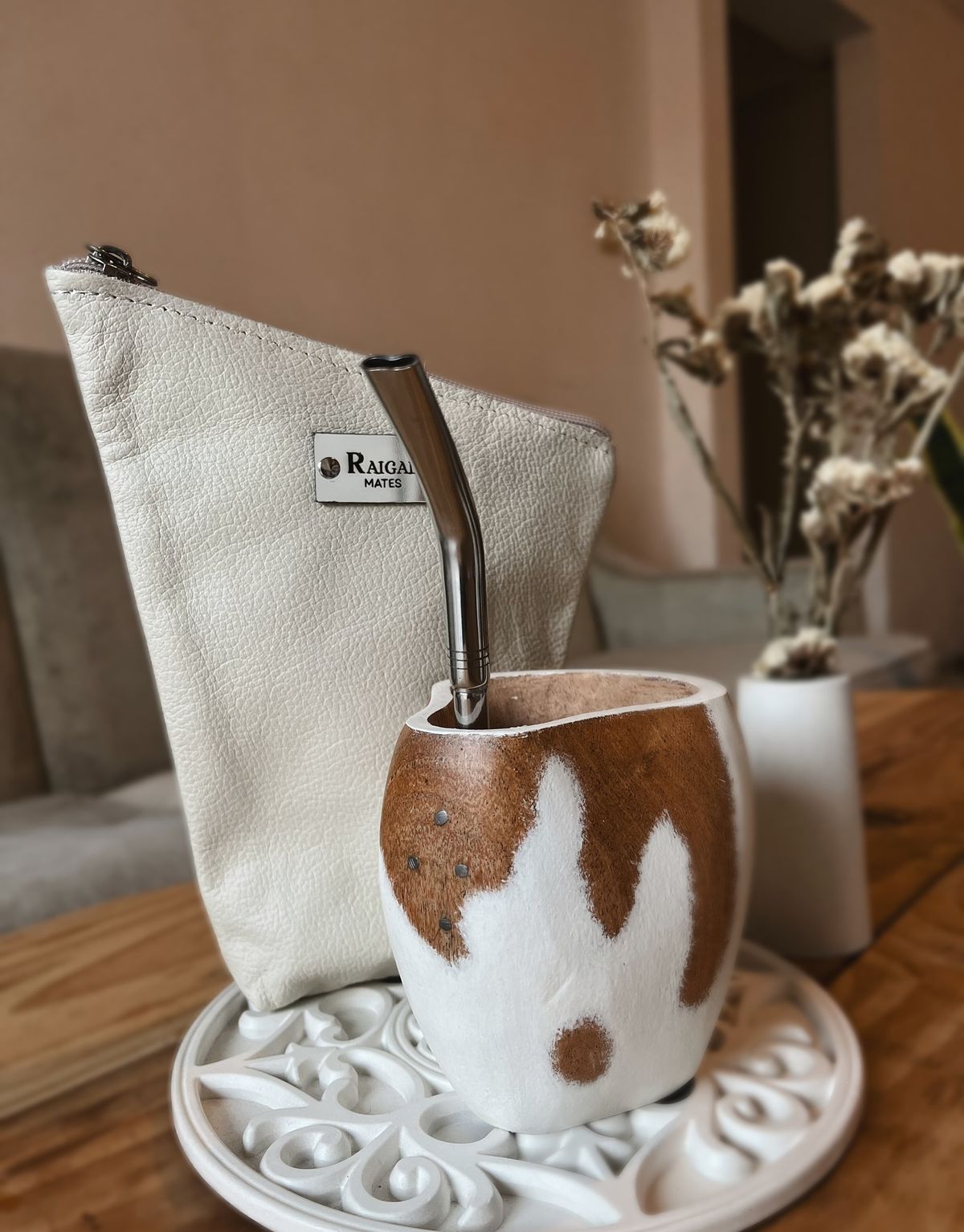 Mate Ranchero+ Bombilla Curva de Alpaca con 60%OFF